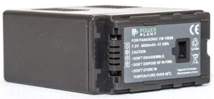 Аккумулятор PowerPlant Panasonic VW-VBG6 6600mAh