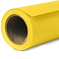 Бумажный студийный фон Widetone Canary - желтый (канареечный) фото