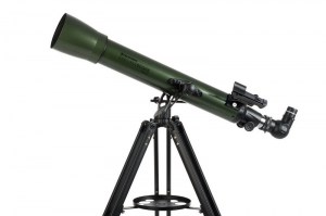 Телескопы Celestron ExploraScope выполнены в стильном и оригинальном дизайне, цвет отделки трубы - темно-зеленый с перламутром.