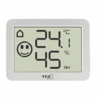 termogigrometr-tsifrovoj-tfa-indikator-urovnya-komforta-dlya-4-zon-belyj-55kh15kh40-mm